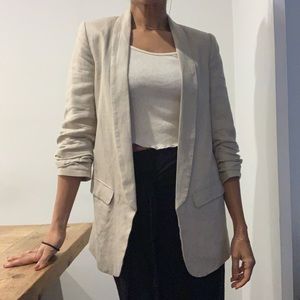 Zara linen blazer